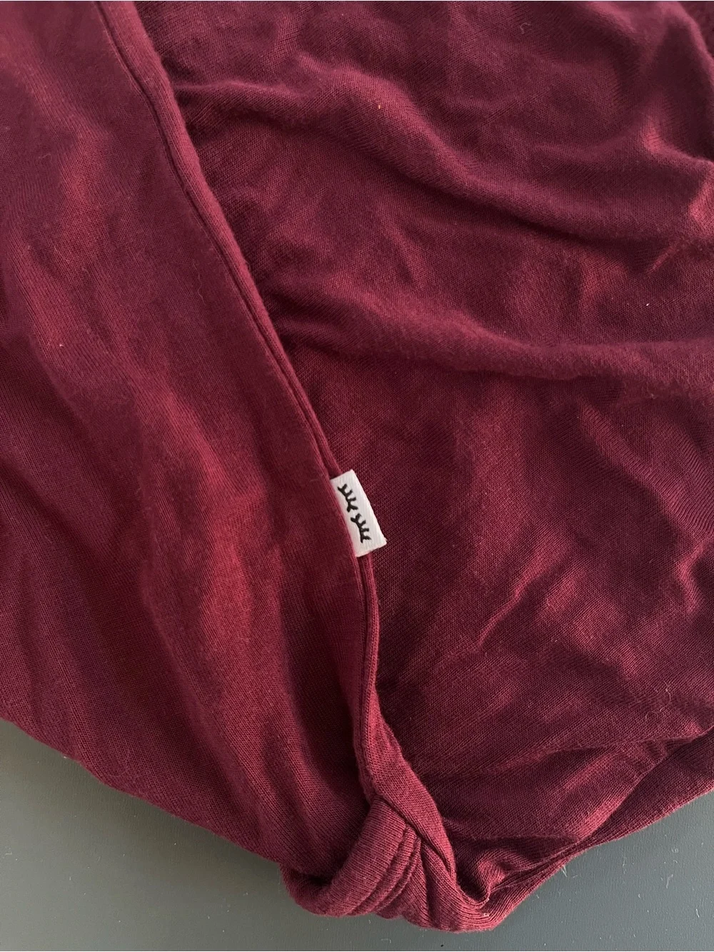 Little Sleepies Classic Burgundy Infant Gown Bamboo Size Newborn Gender Neutral
